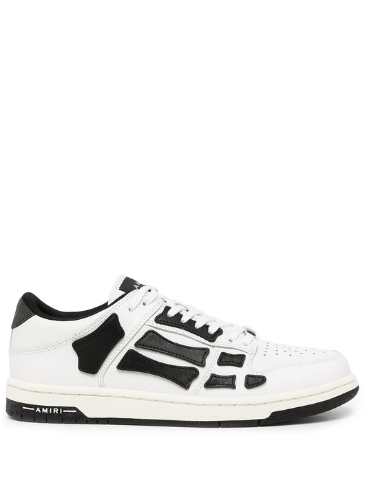 Amiri Skeleton White and Black Low