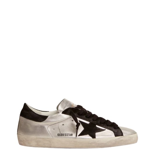 Golden Goose Super-Star Silver Leather