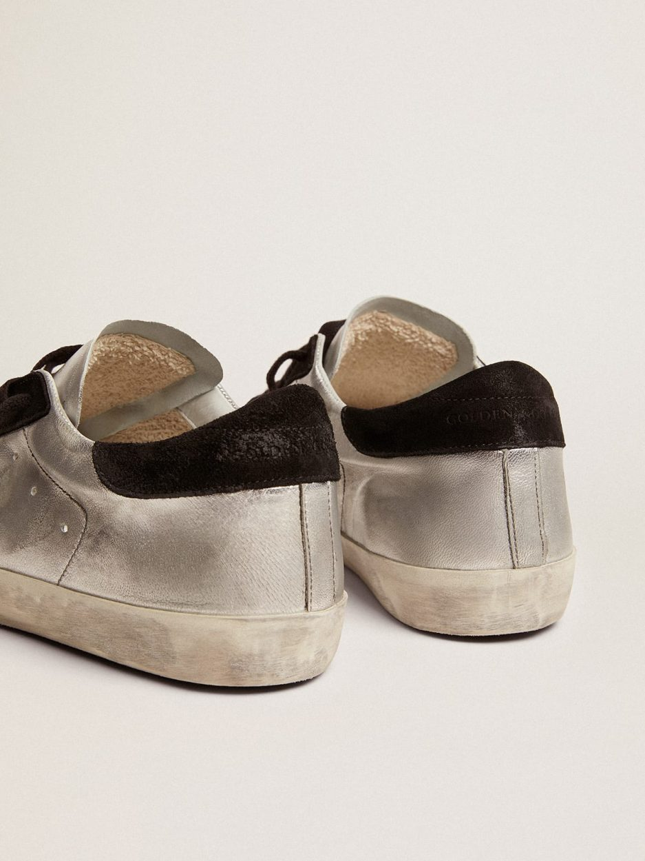 Golden Goose Super-Star Silver Leather